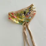 Conjunto de lencería bordado con ligueros Fenty dorado — imagen 5