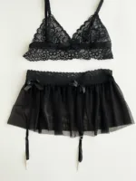 CONJUNTO DE LENCERÍA ENCAJE ROMA — imagen 3
