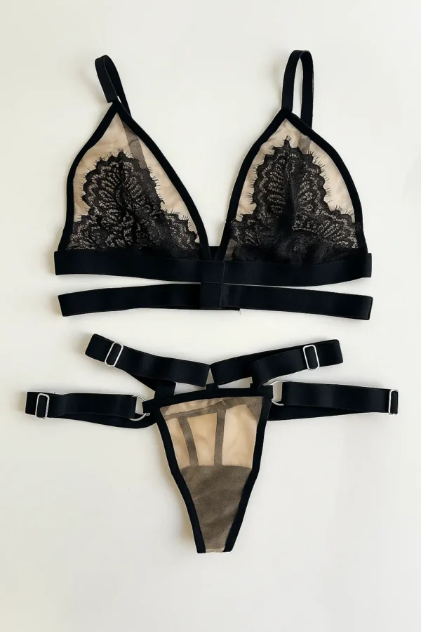 SET ROSY NEGRO set_rosy_1