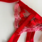 CONJUNTO DE LENCERÍA CON LIGUEROS VALENTINO — imagen 4