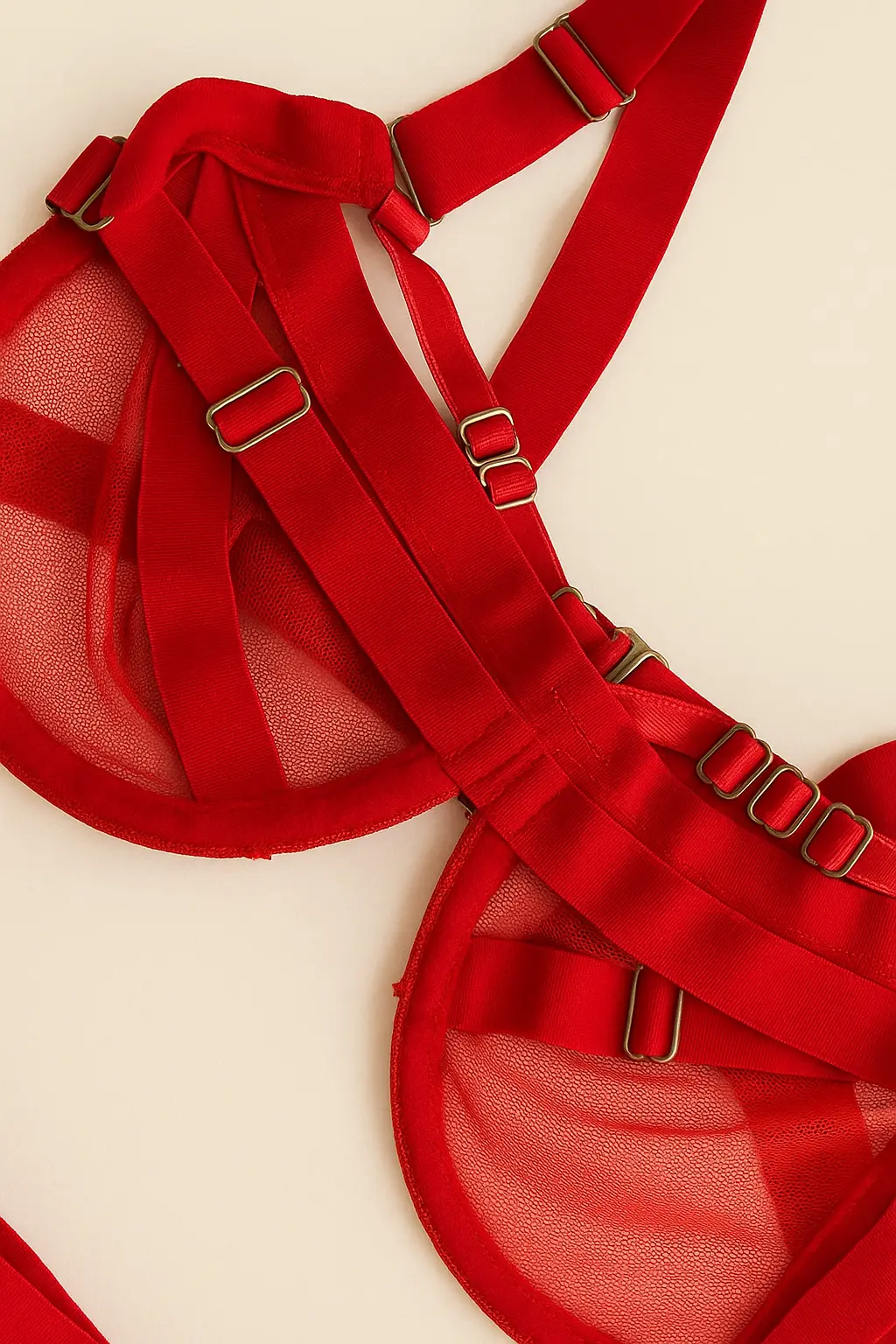 conjunto de malla kendal rojo 4