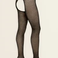 MEDIAS NEGRAS CON BRILLO medias negras con brillo 2