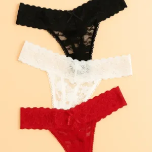 pack de tangas de encaje