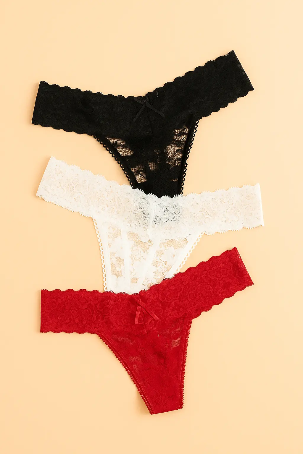 pack de tangas de encaje