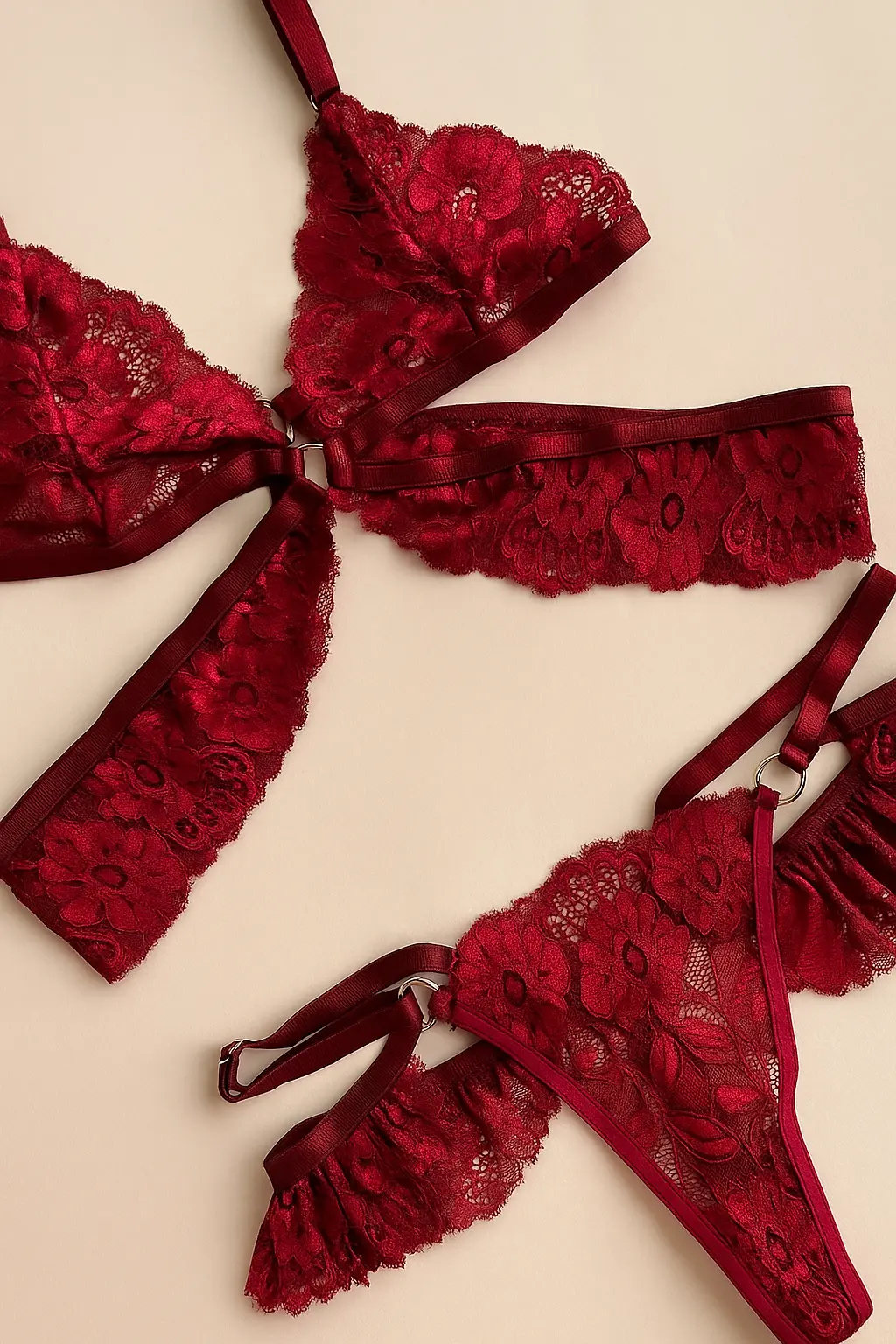 CONJUNTO DE LENCERIA ENCAJE BRITNEY — imagen 5