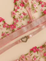 CONJUNTO DE LENCERÍA FLORAL FLOWERS — imagen 4
