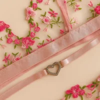 SET FLOWERS CONJUNTO DE LENCERÍA FLORAL FLOWERS