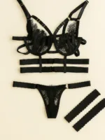 CONJUNTO DE LENCERÍA CON LIGUEROS KATRINA — imagen 2