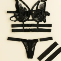 CONJUNTO DE LENCERÍA CON LIGUEROS KATRINA 2 conjunto de lencería con ligueros katrina 2