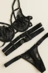 CONJUNTO DE LENCERÍA CON LIGUEROS KATRINA conjunto de lencería con ligueros katrina