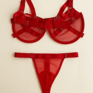 conjunto de malla kendal rojo