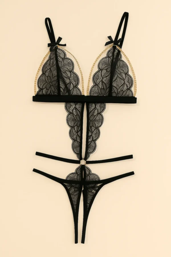 BODY DE ENCAJE FLORAL RUBI body de encaje floral rubi