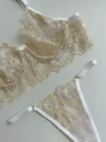 CONJUNTO DE LENCERÍA CON ENCAJE LEXI — imagen 2