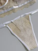 CONJUNTO DE LENCERÍA CON ENCAJE ROSE — imagen 2