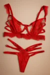 conjunto-de-lenceria-de-encaje-kata-rojo conjunto de lenceria de encaje kata rojo 3