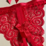 Conjunto de Lencería Scarlett de Encaje Rojo — imagen 3