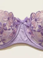 Conjunto de Lencería Sofía de Encaje Floral Lila — imagen 2