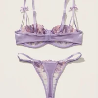 LENCERÍA SOFIA EN ENCAJE FLORAL LILA LENCERÍA SOFIA EN ENCAJE FLORAL LILA