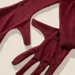 BODY DE LENCERÍA BORGOÑA CON ARNES — imagen 4