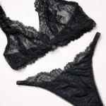 Conjunto de lencería en encaje negro Nina — imagen 4
