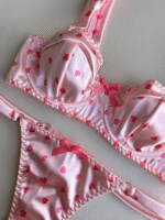 Conjunto de lenceria Valentina en corazones — imagen 4