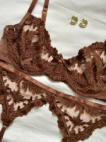 Conjunto de lencería Ámbar con encaje bordado — imagen 2