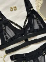 Conjunto de lencería Anahí con ligueros — imagen 2