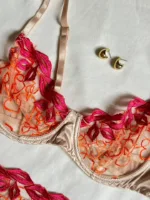 Conjunto de lencería Serena en bordado multicolor — imagen 2