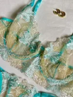 Conjunto de lenceria Salome con encaje floral — imagen 4