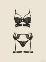 CONJUNTO DE LENCERÍA CON LIGUEROS KATRINA — imagen 5