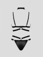 Conjunto de Lencería Negra con Aros Metálicos Ginebra — imagen 2