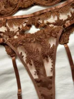 Conjunto de lencería Ámbar con encaje bordado — imagen 4