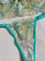 Conjunto de lenceria Salome con encaje floral — imagen 3