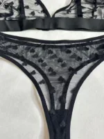Conjunto de lencería Alexa con corazones — imagen 3